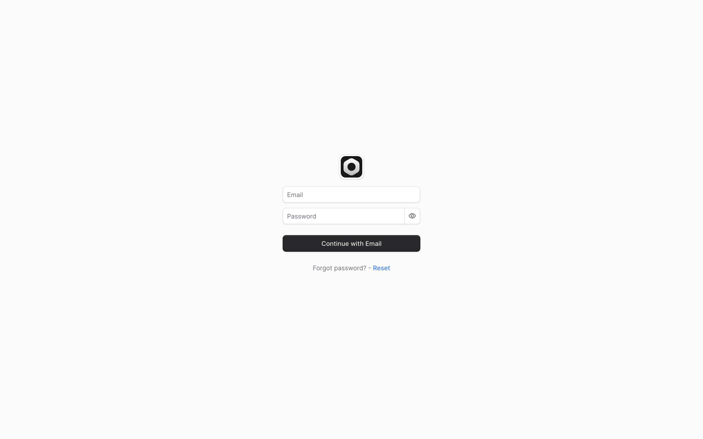 The OmniCart admin login screen